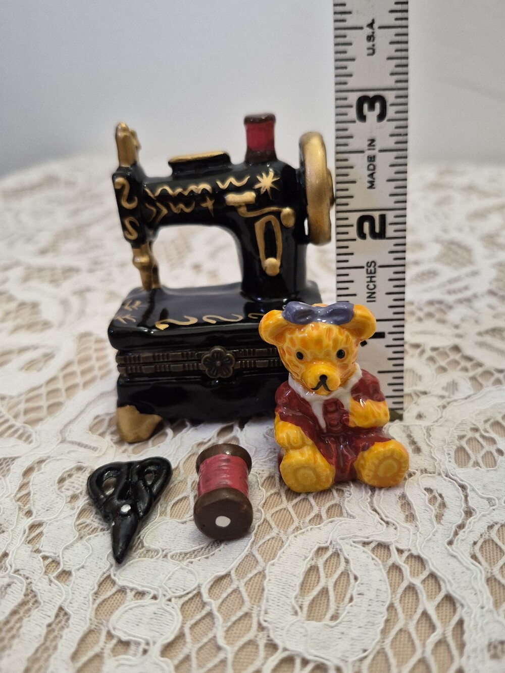 Sewing Machine Trinket Box - Picture 4 of 8